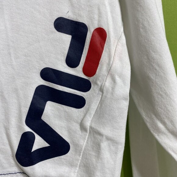 FILA‎ Blue Women's Blue, Red, White Graphic Pullover Sweatshirt Sz S - Picture 4 of 11
